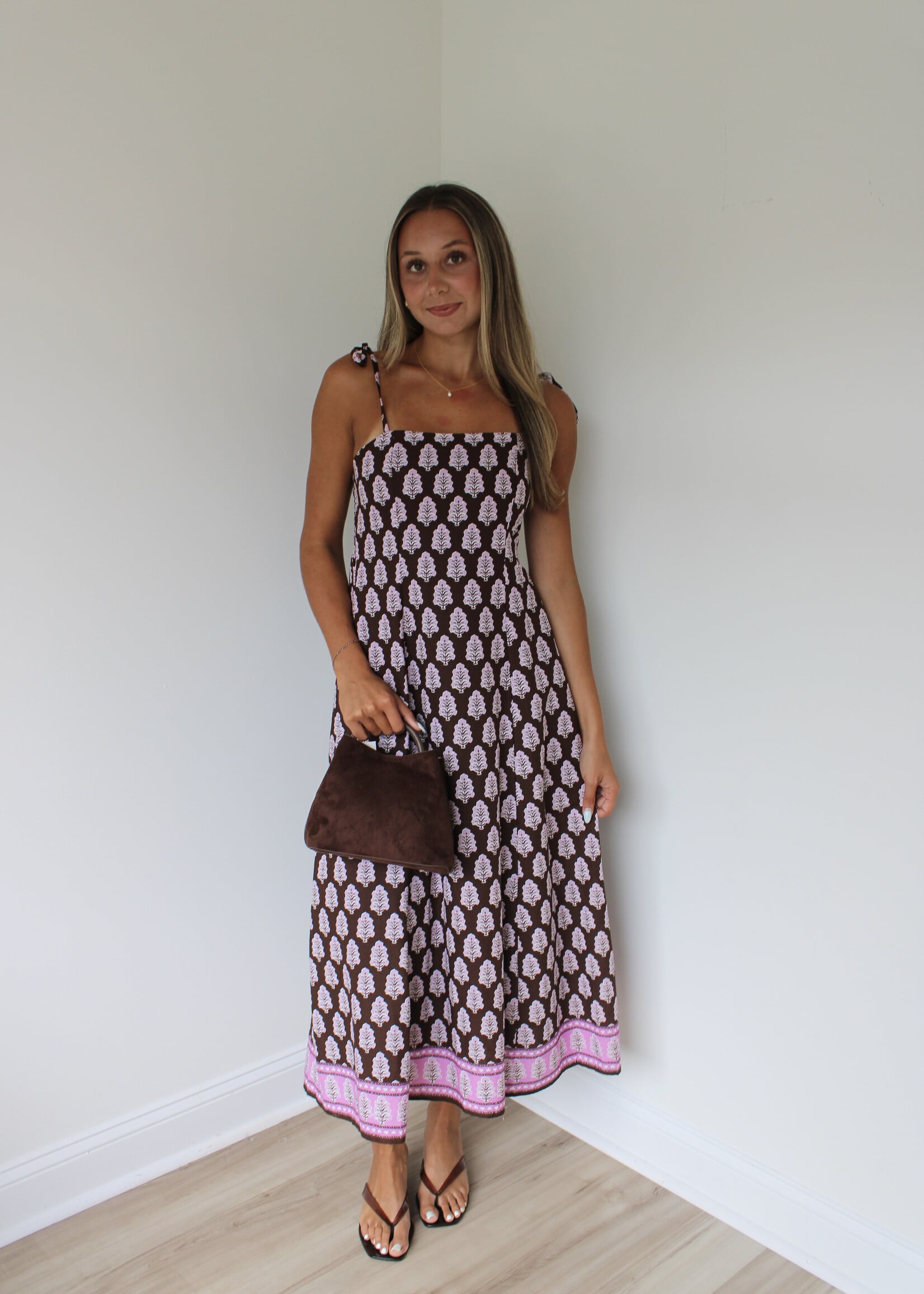 Crystal Floral Maxi Dress