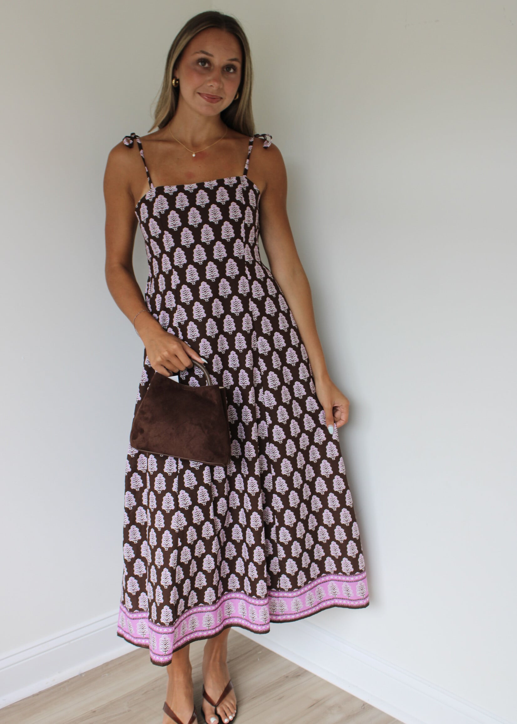 Crystal Floral Maxi Dress