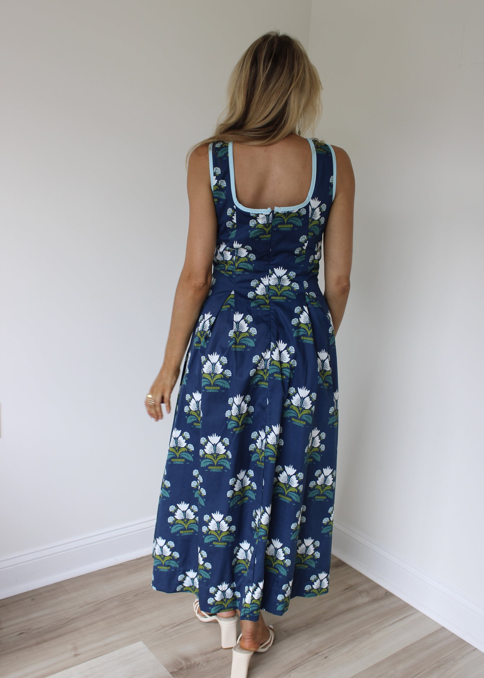 Dotty Floral Maxi Dress