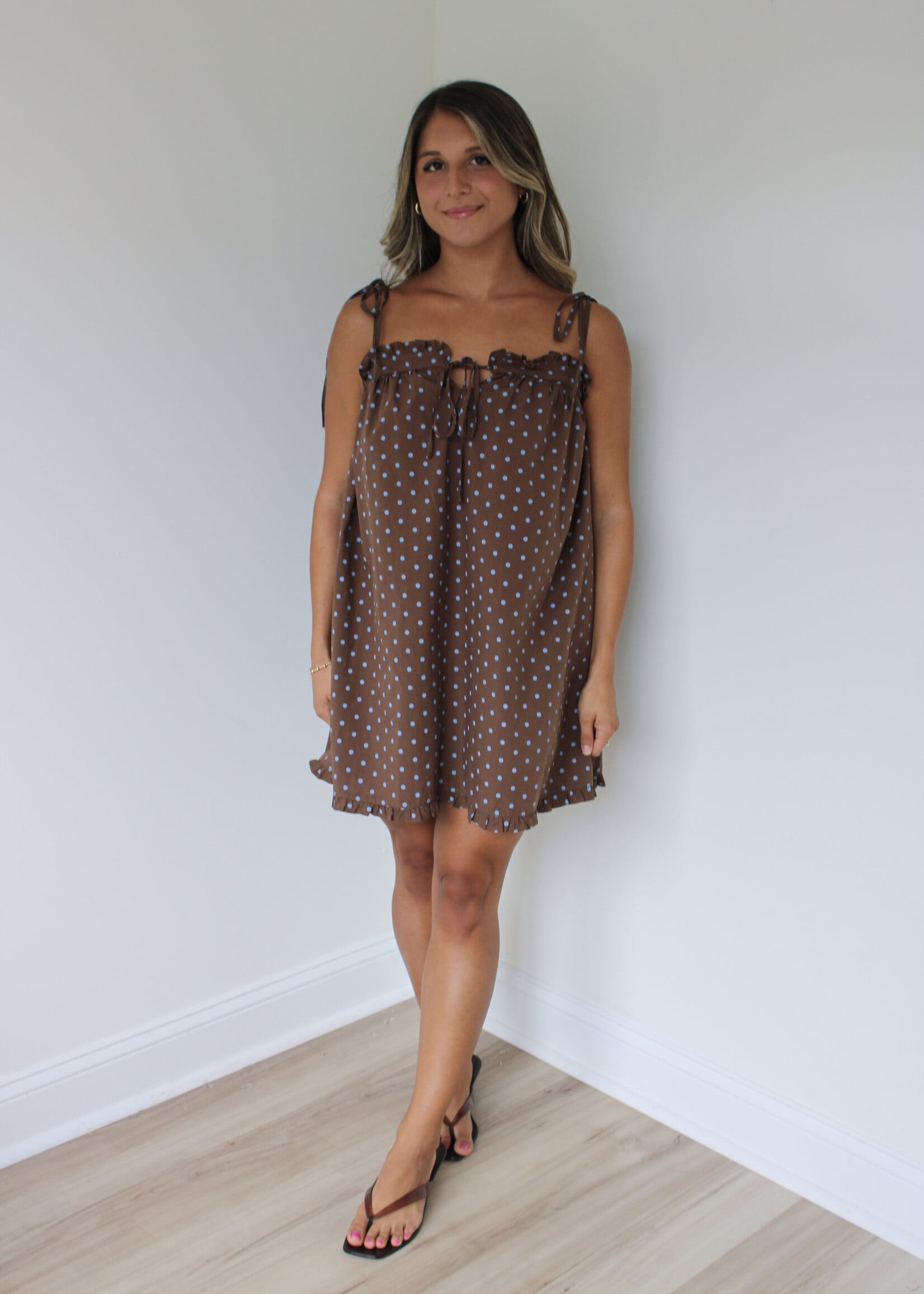 Posie Polka Dot Mini Dress