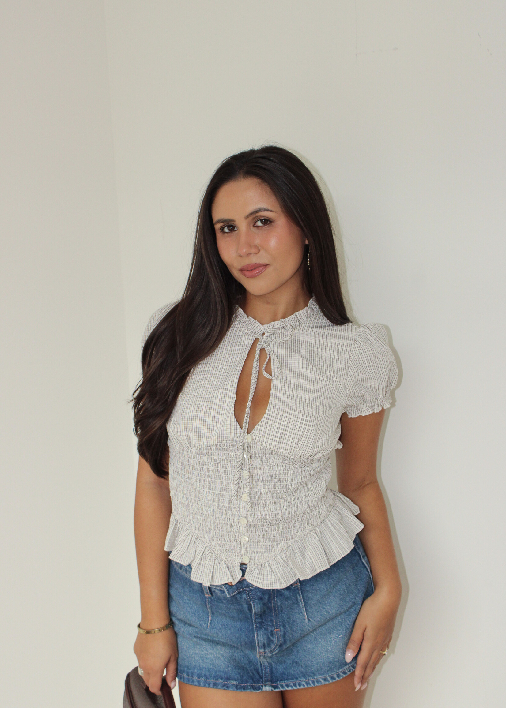 Rima Smocked Top