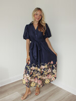 Kyoto Floral Midi Dress