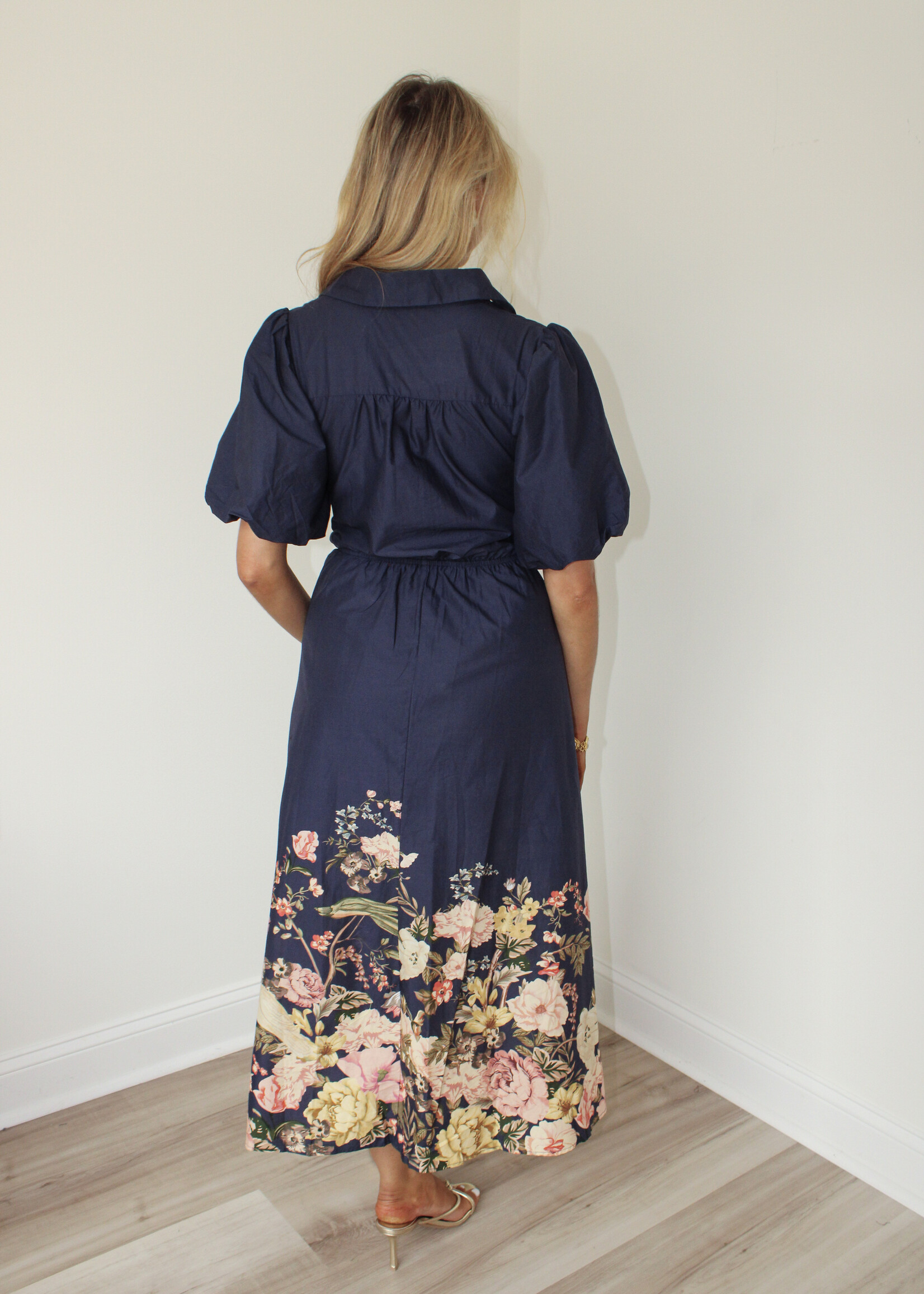 Kyoto Floral Midi Dress