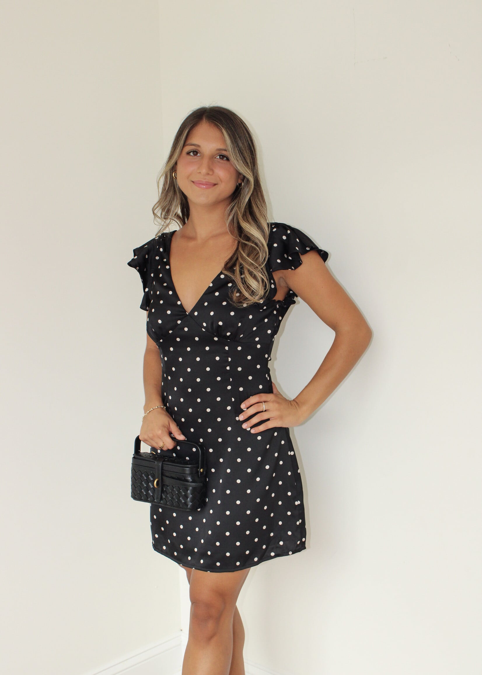 Lanie Polka Dot Mini Dress