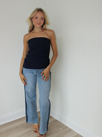 Rune Side Pleat Tube Top