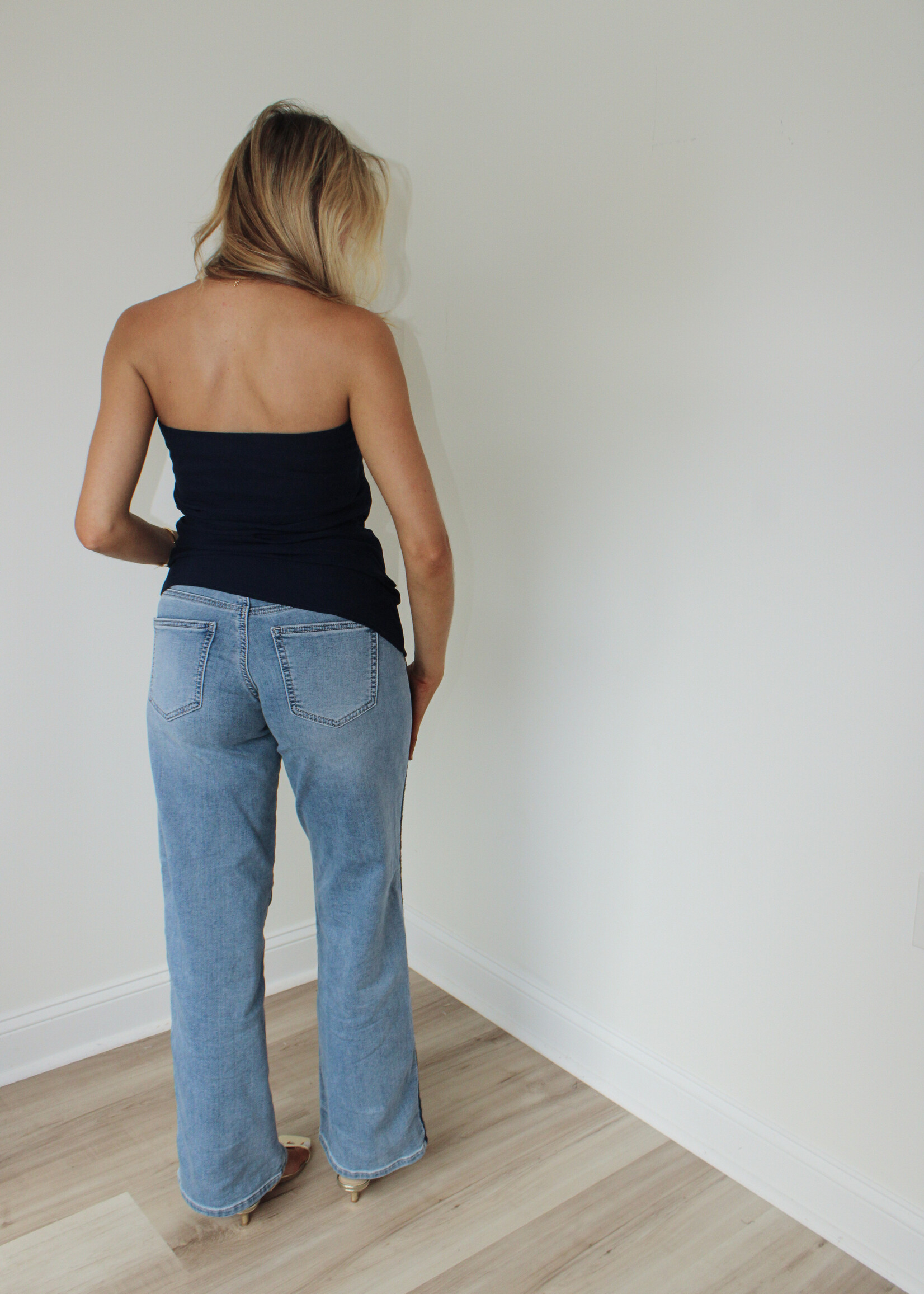 Rune Side Pleat Tube Top
