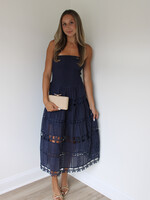 Salem Eyelet Tube Dress