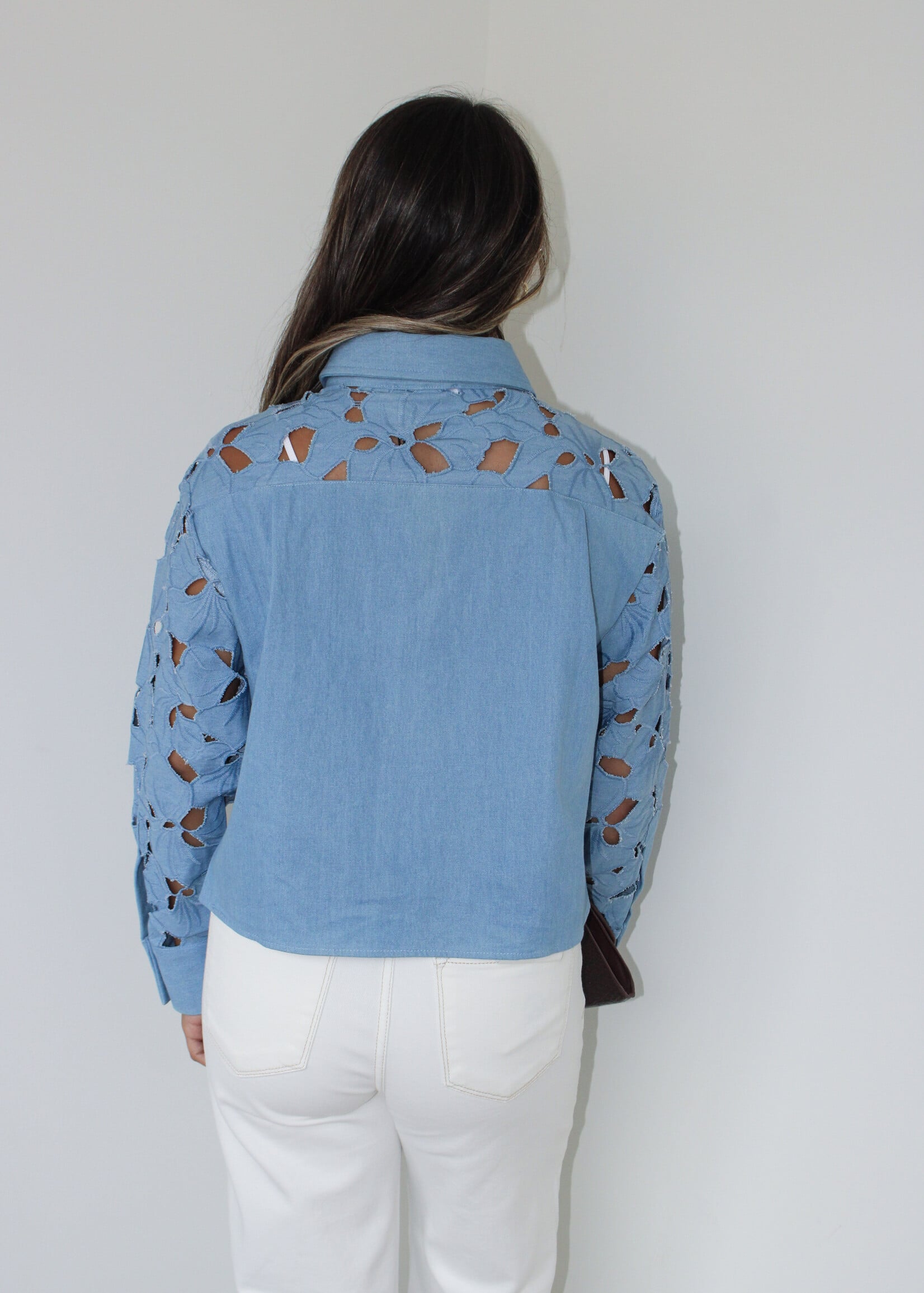 Moira Eyelet Top