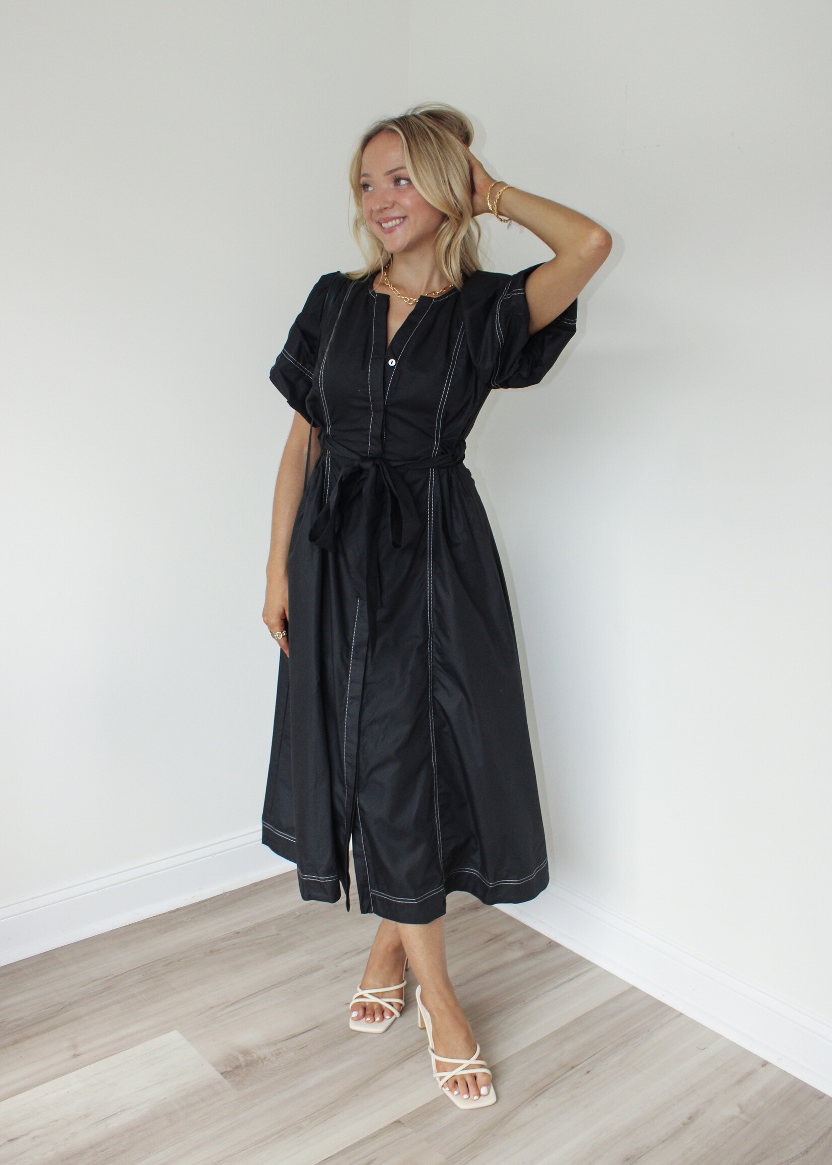 Kazia Puff Sleeve Dress