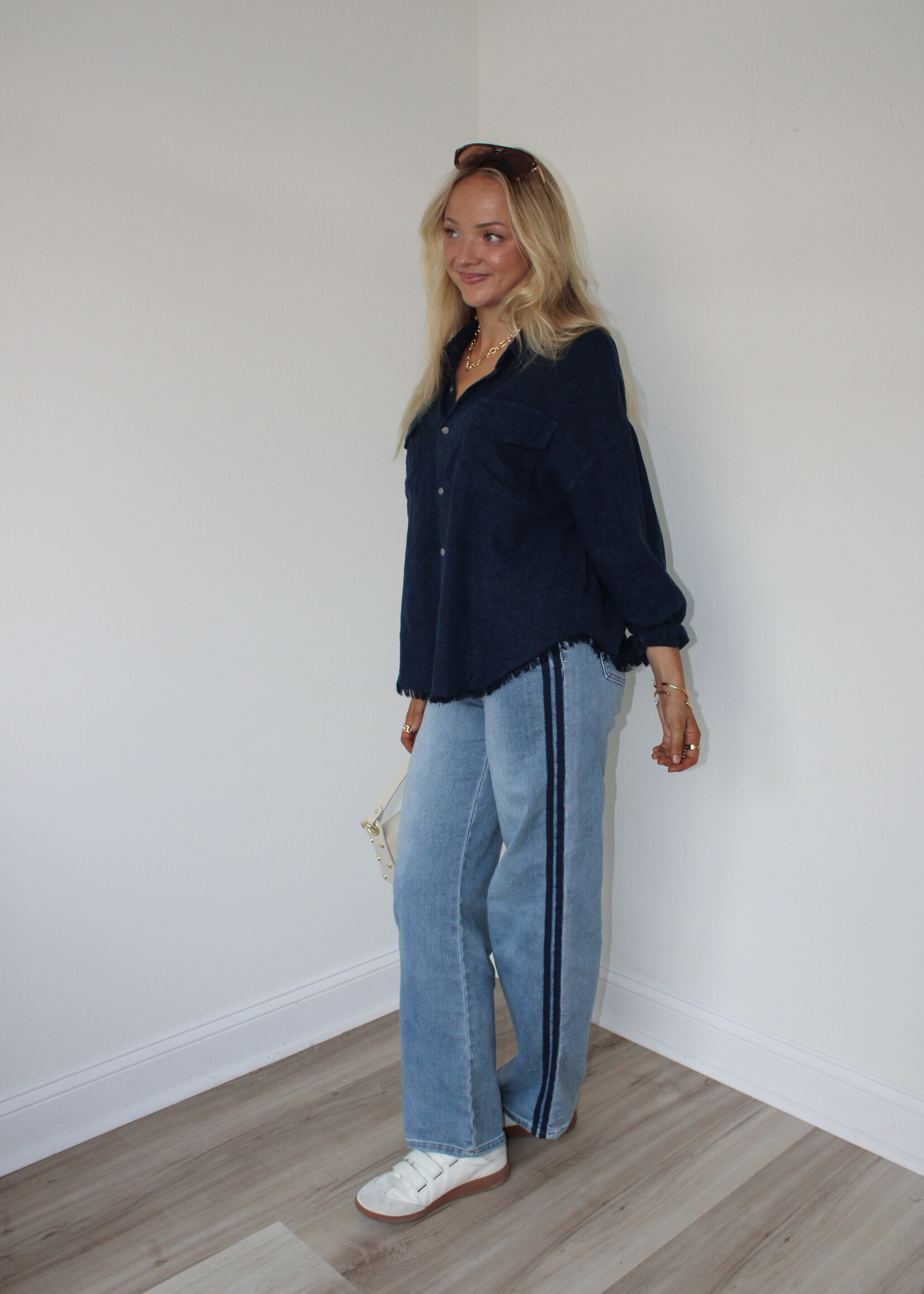 Preston Button Down Top