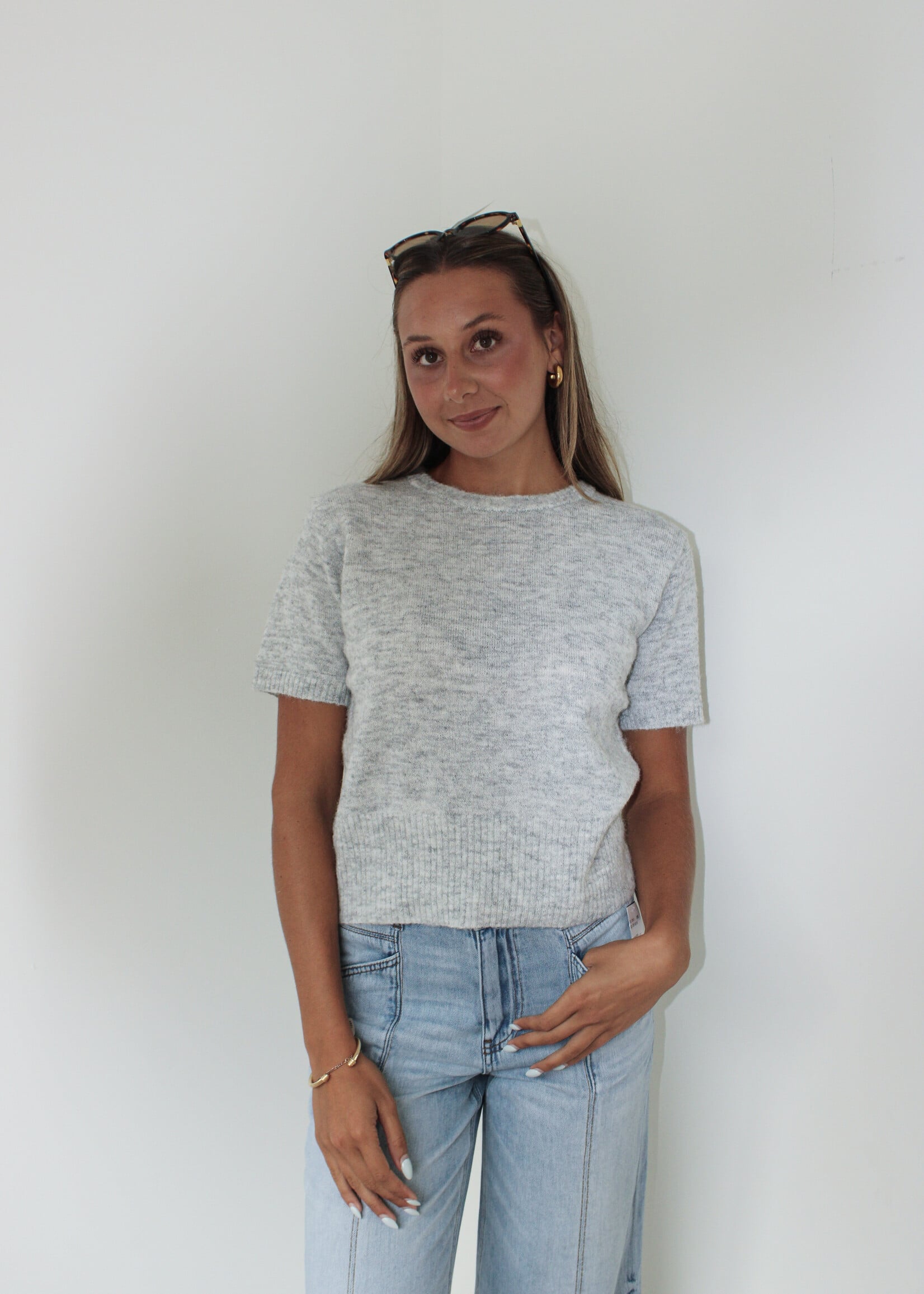 Tegan Short Sleeve Sweater