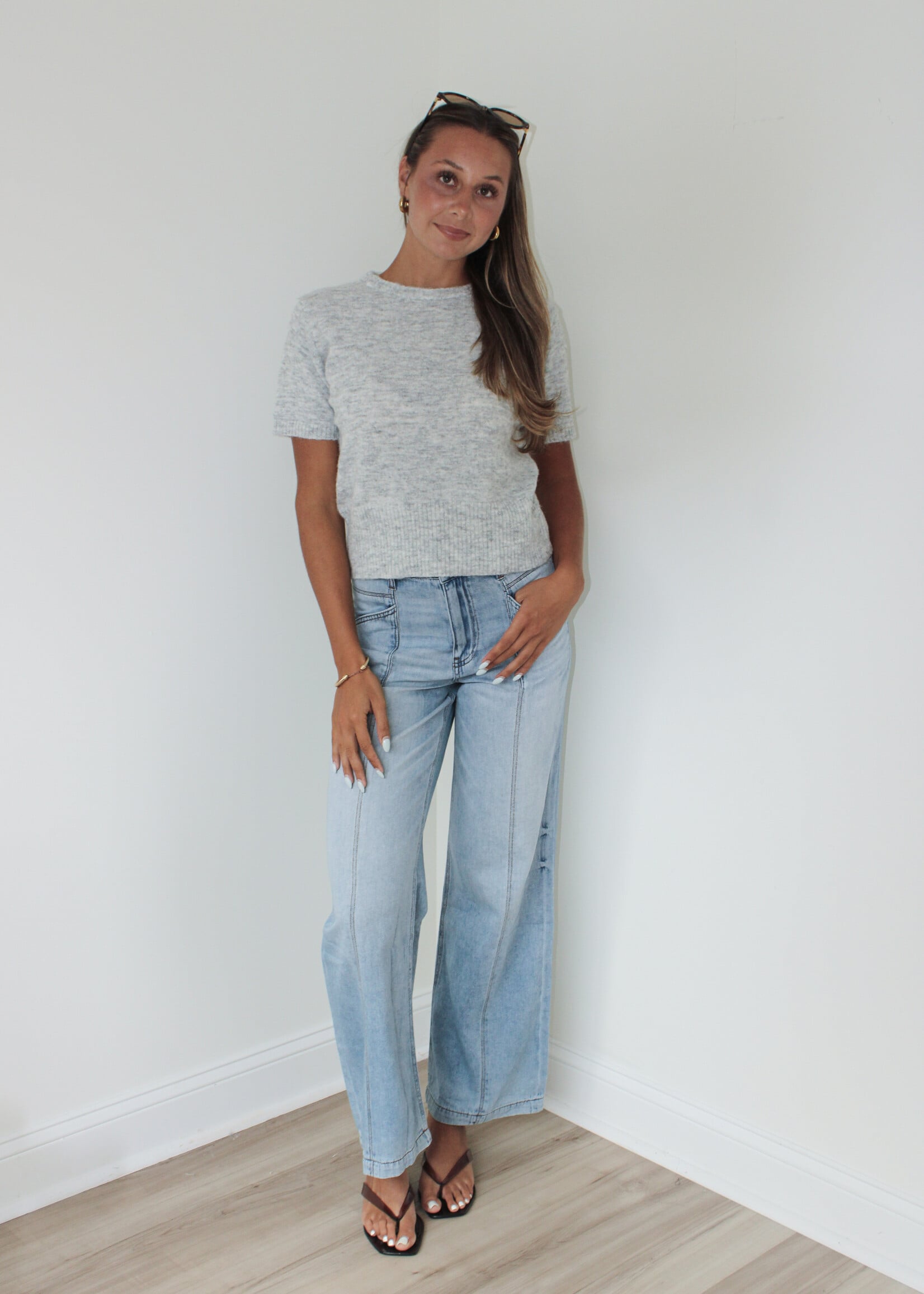 Tegan Short Sleeve Sweater