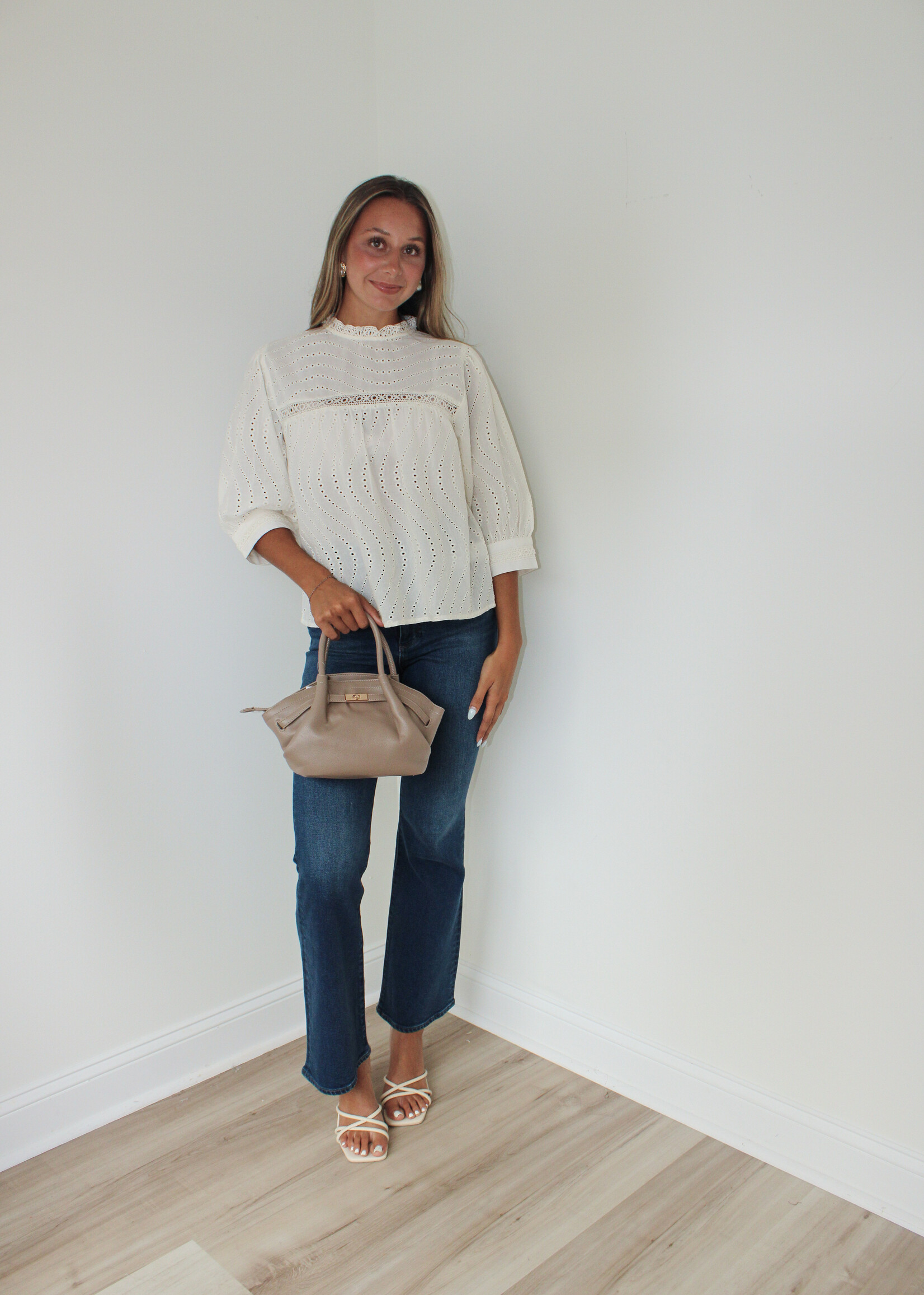 Pallas Eyelet Top