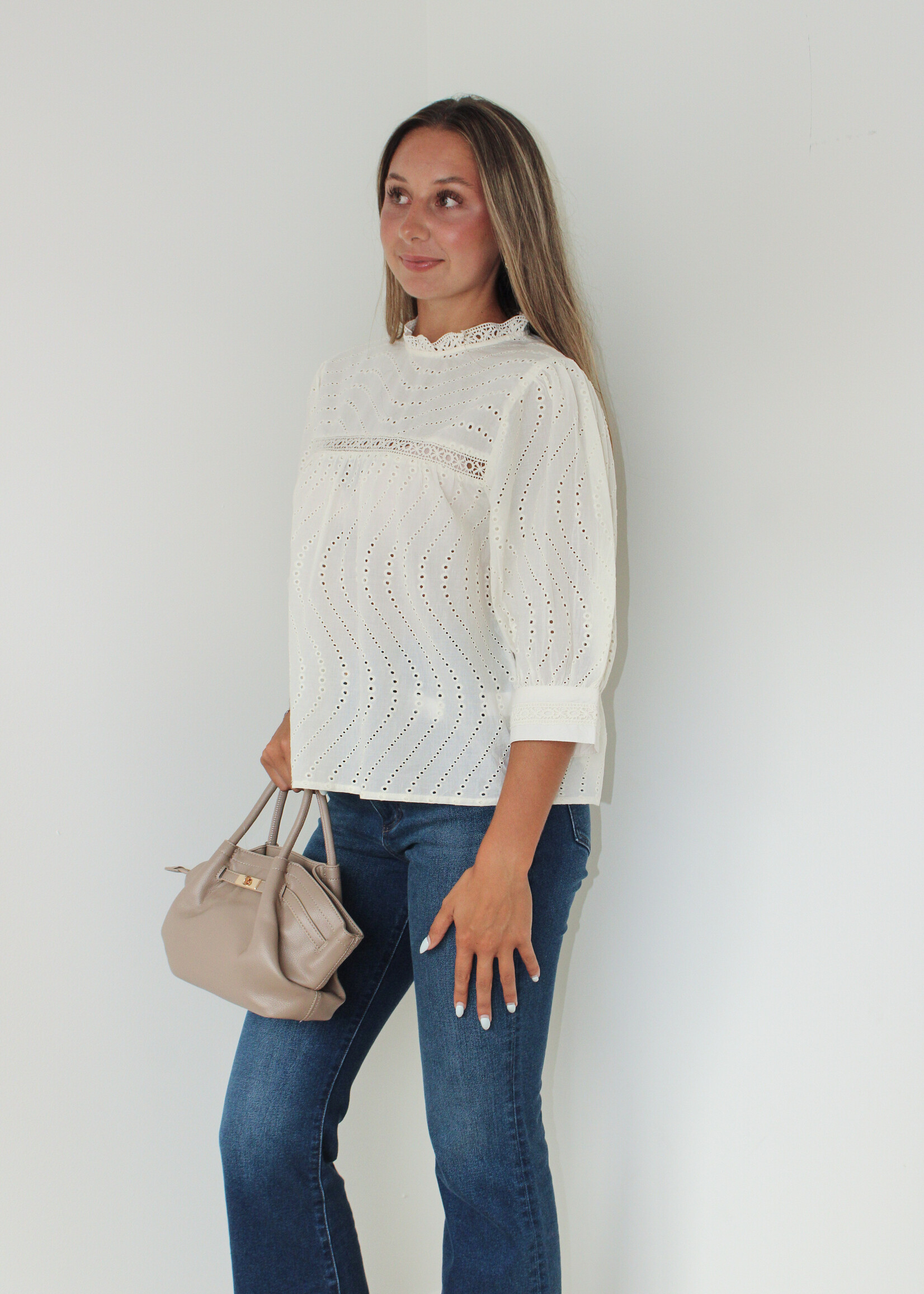 Pallas Eyelet Top