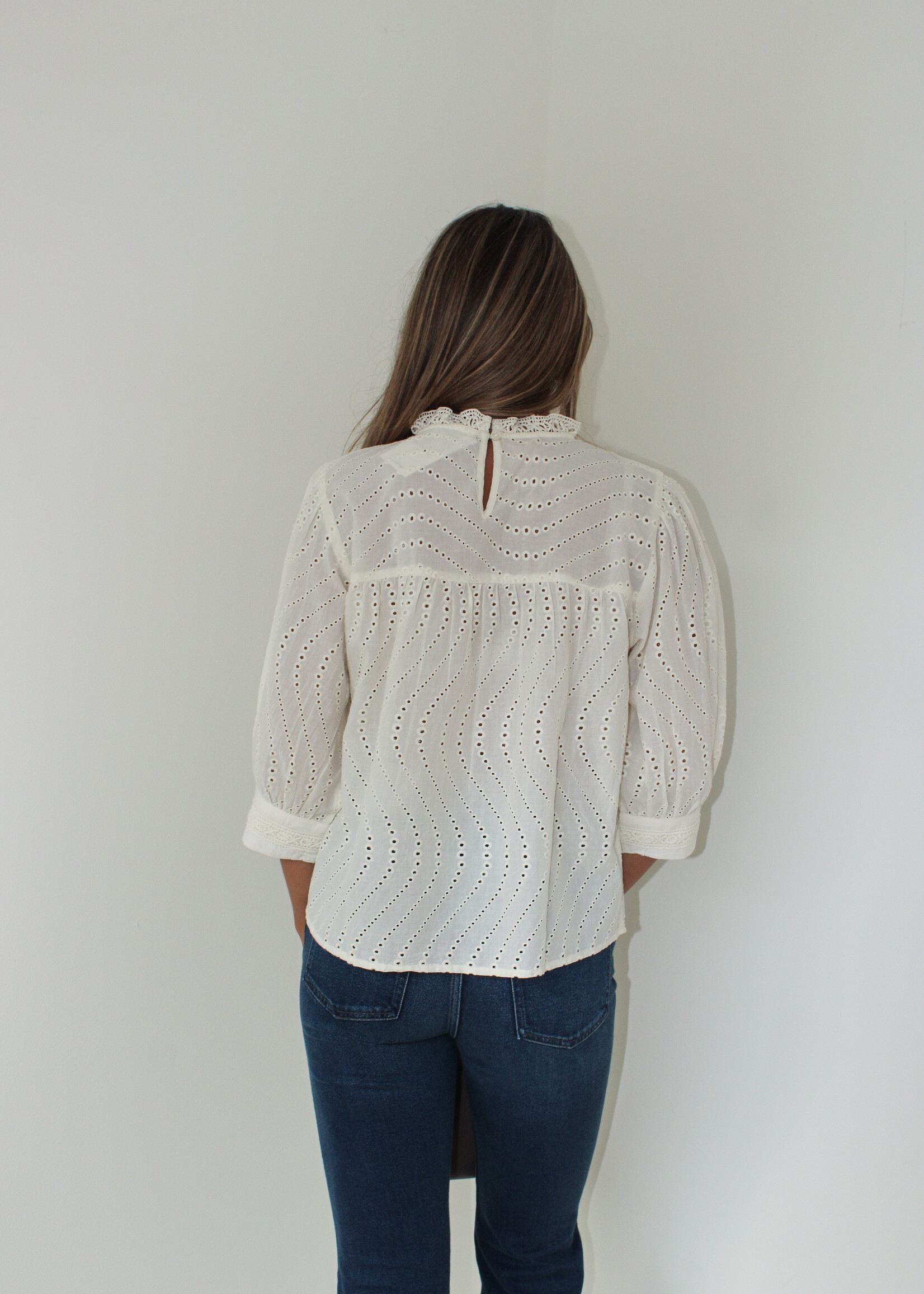 Pallas Eyelet Top