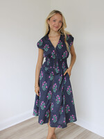 Verena Zip Front Floral Dress