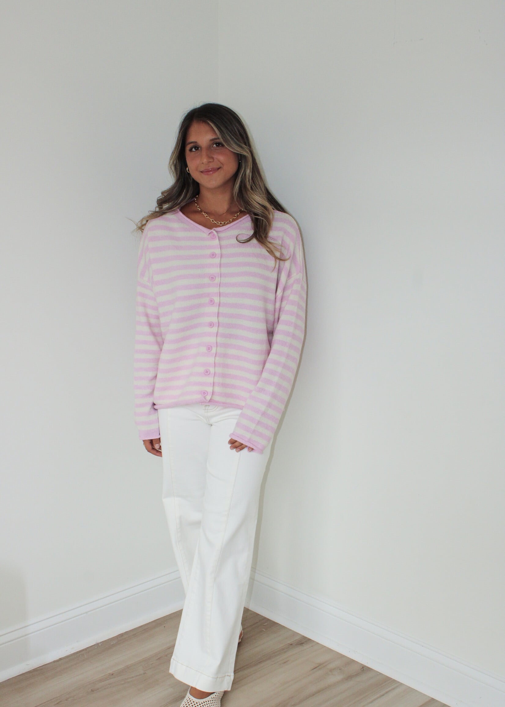 Stella Striped Cardigan