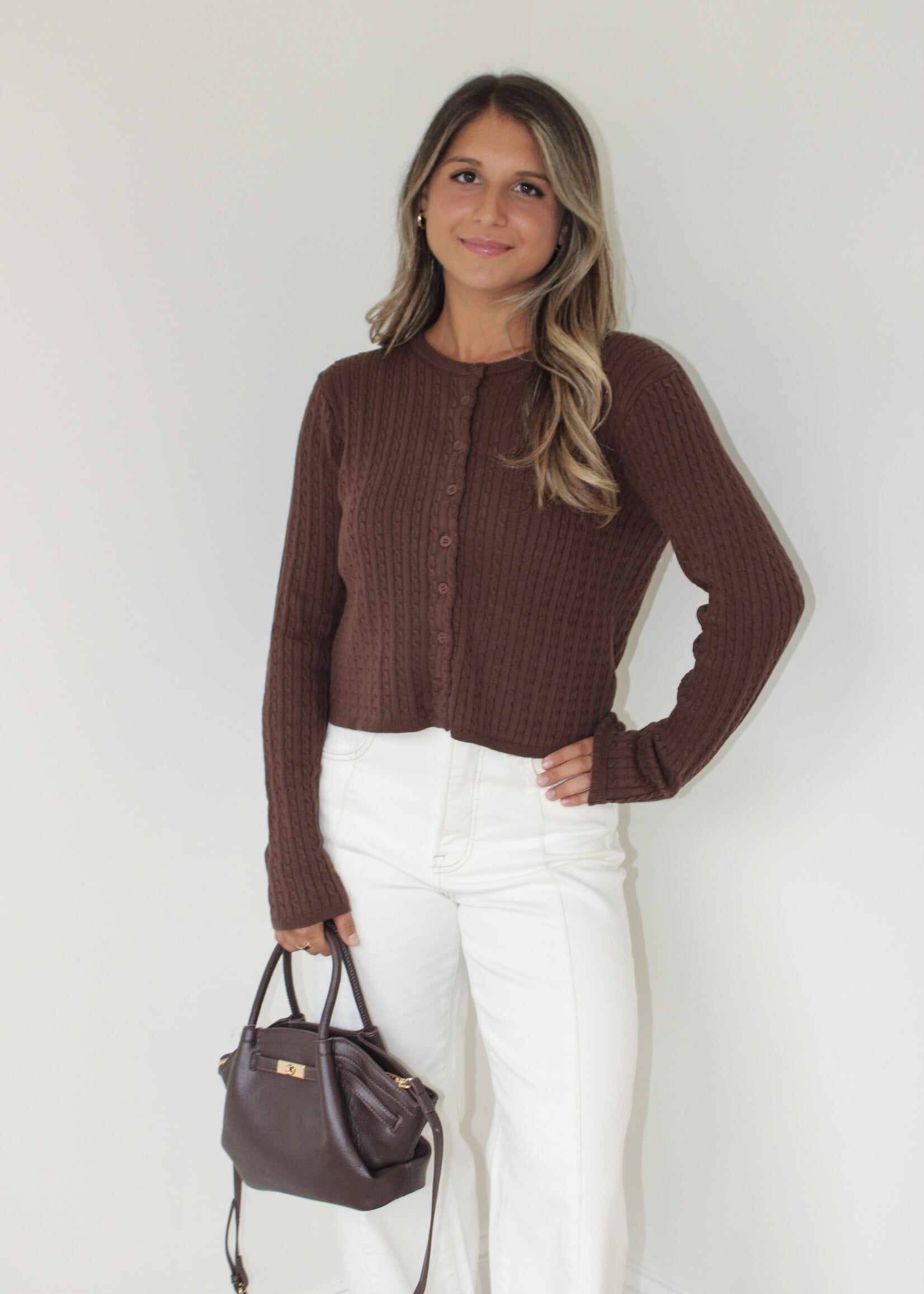 Saskia Cable Cardigan