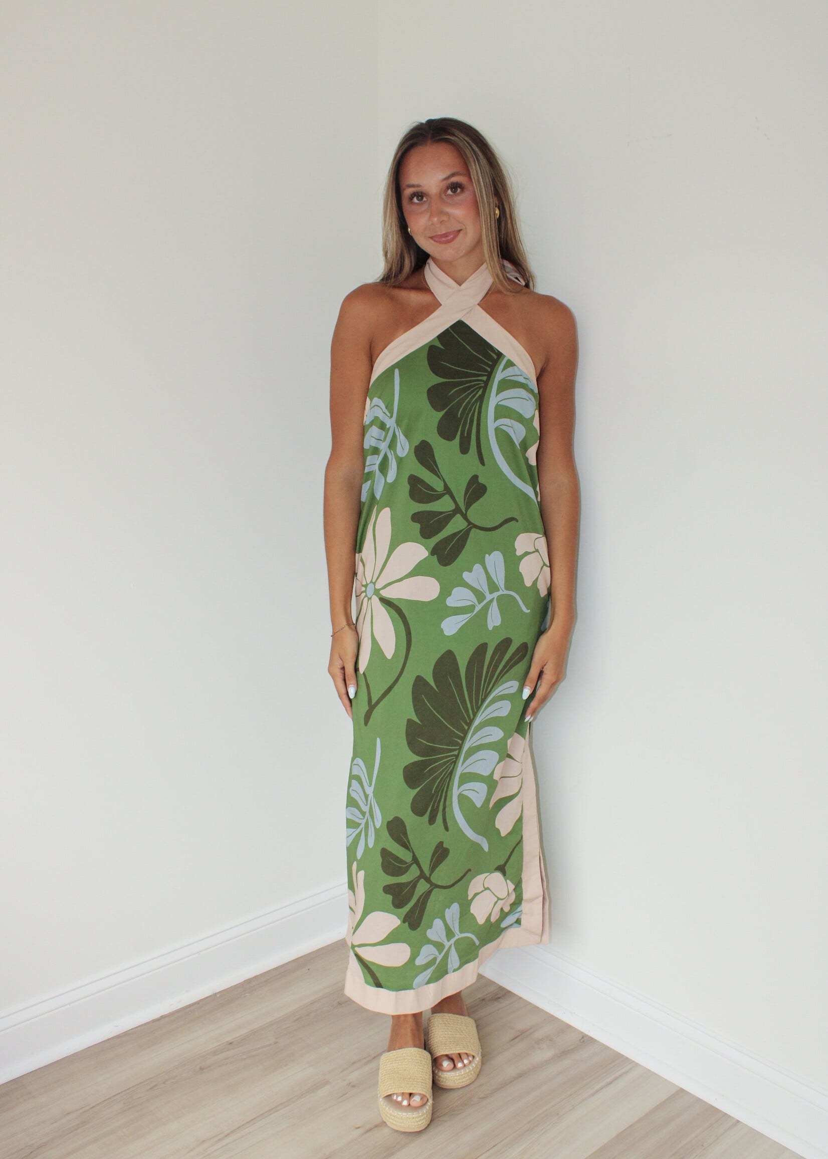 Myra Floral Midi Dress