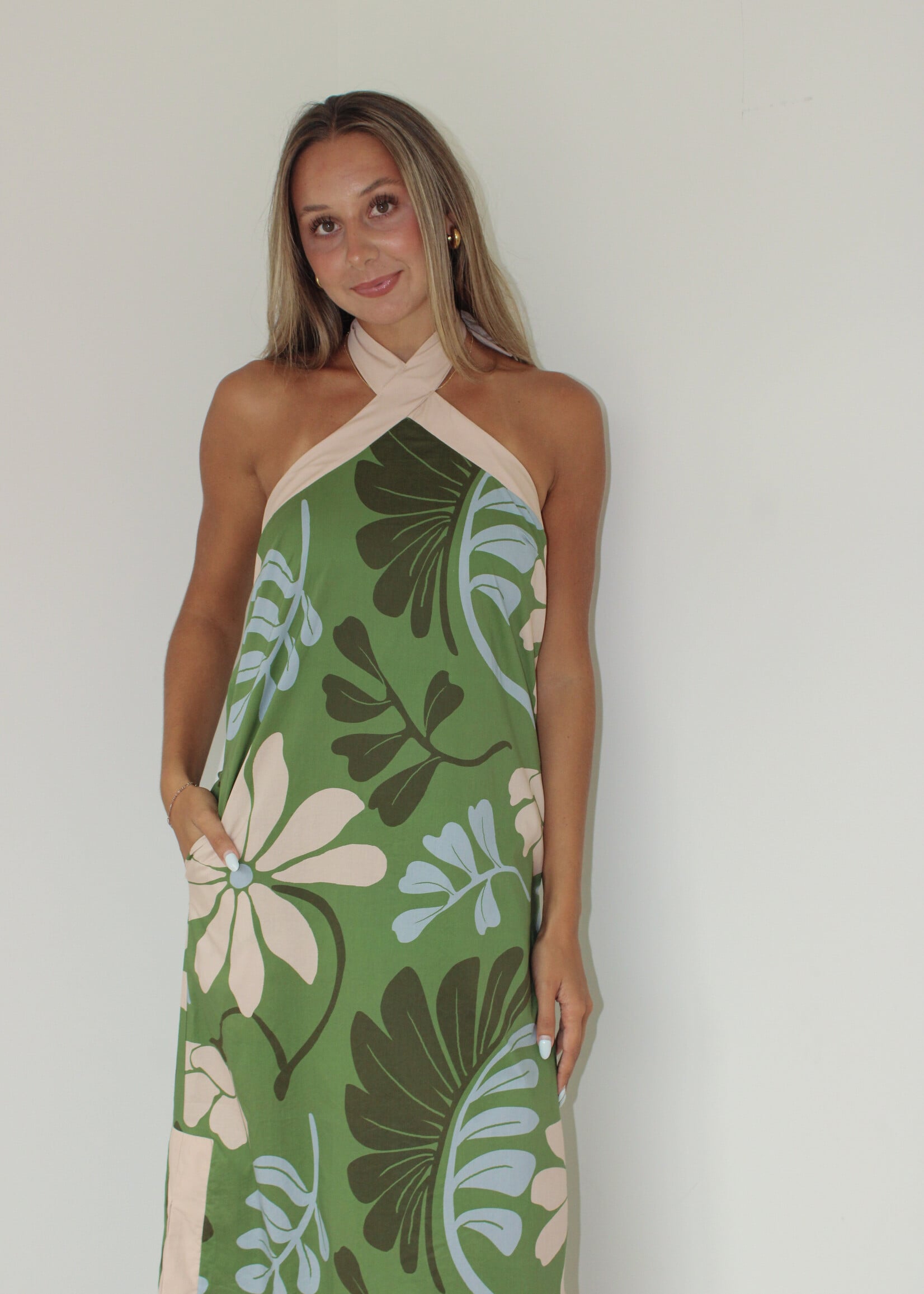 Myra Floral Midi Dress