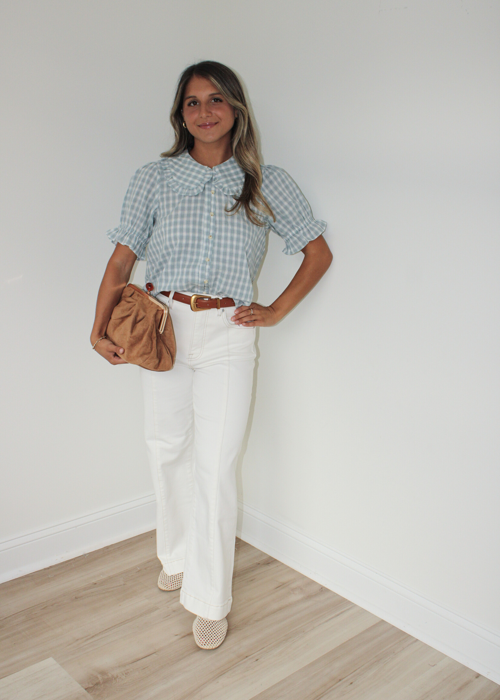 Amara Ruffle Collar Blouse