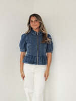 Emily Denim Peplum Jacket