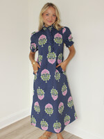 Arceli Floral Midi Dress