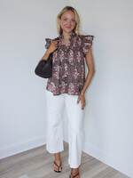 Neil Flutter Sleeve Top