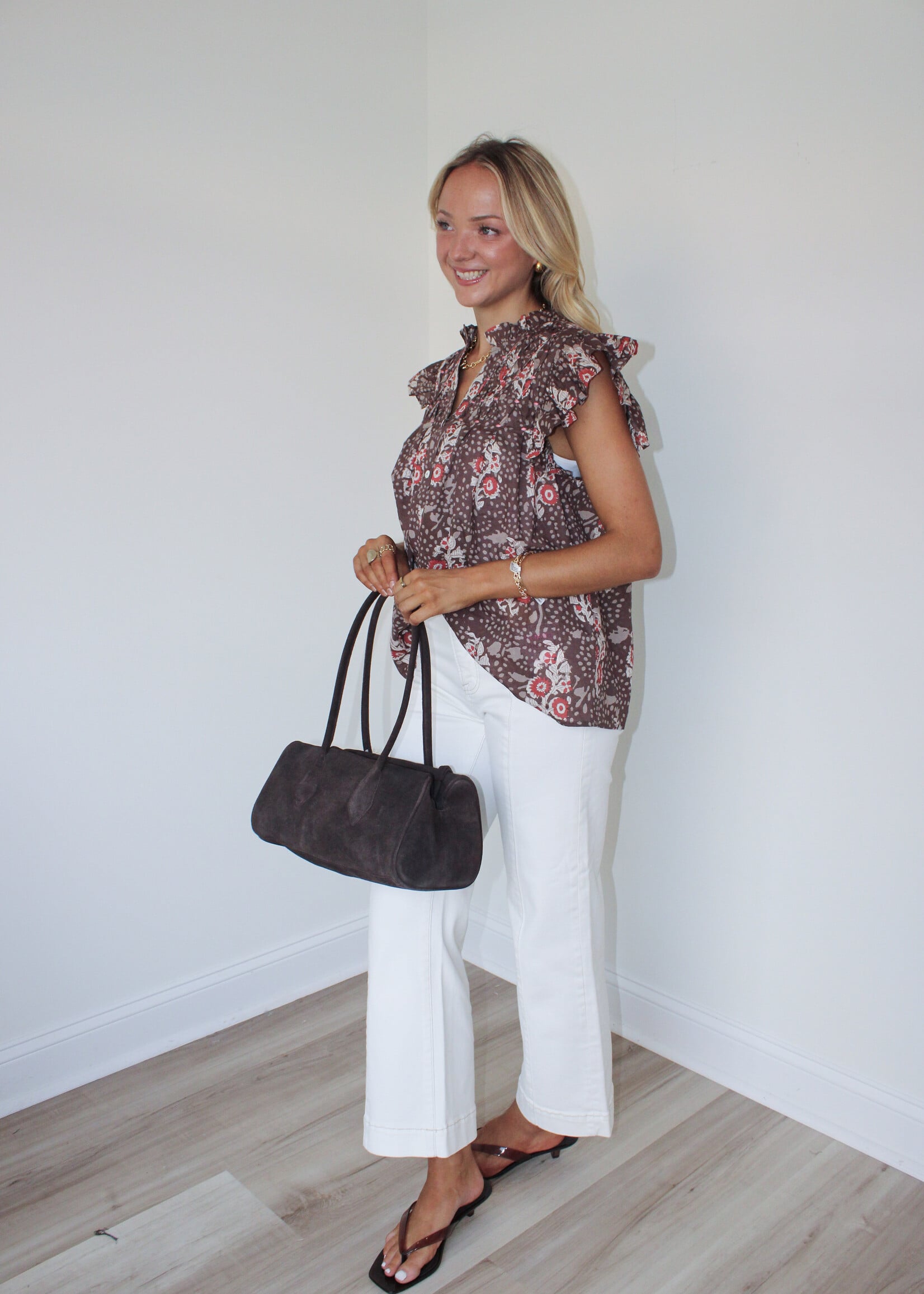Neil Flutter Sleeve Top