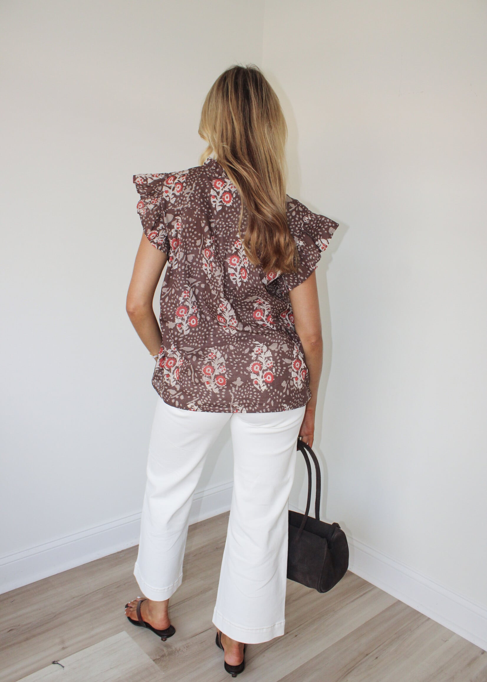 Neil Flutter Sleeve Top