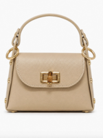 Leather Bamboo Crossbody Bag