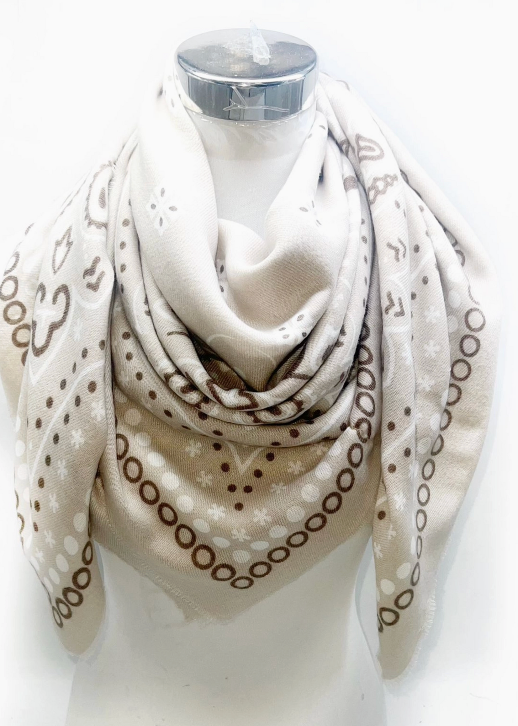 Large Square Bandana Scarf