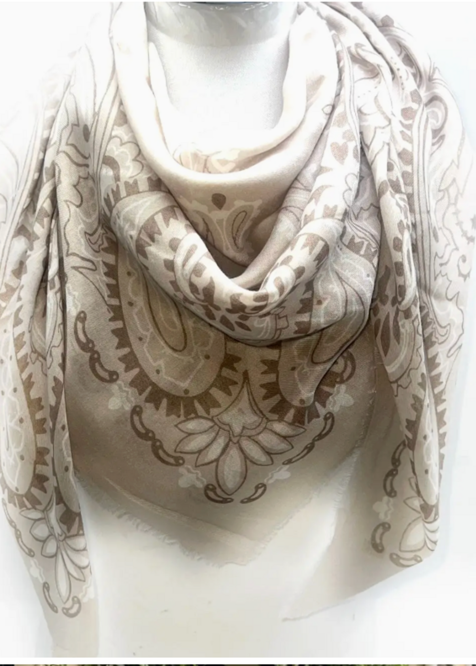 Large Lightweight Square Bandana Scarf