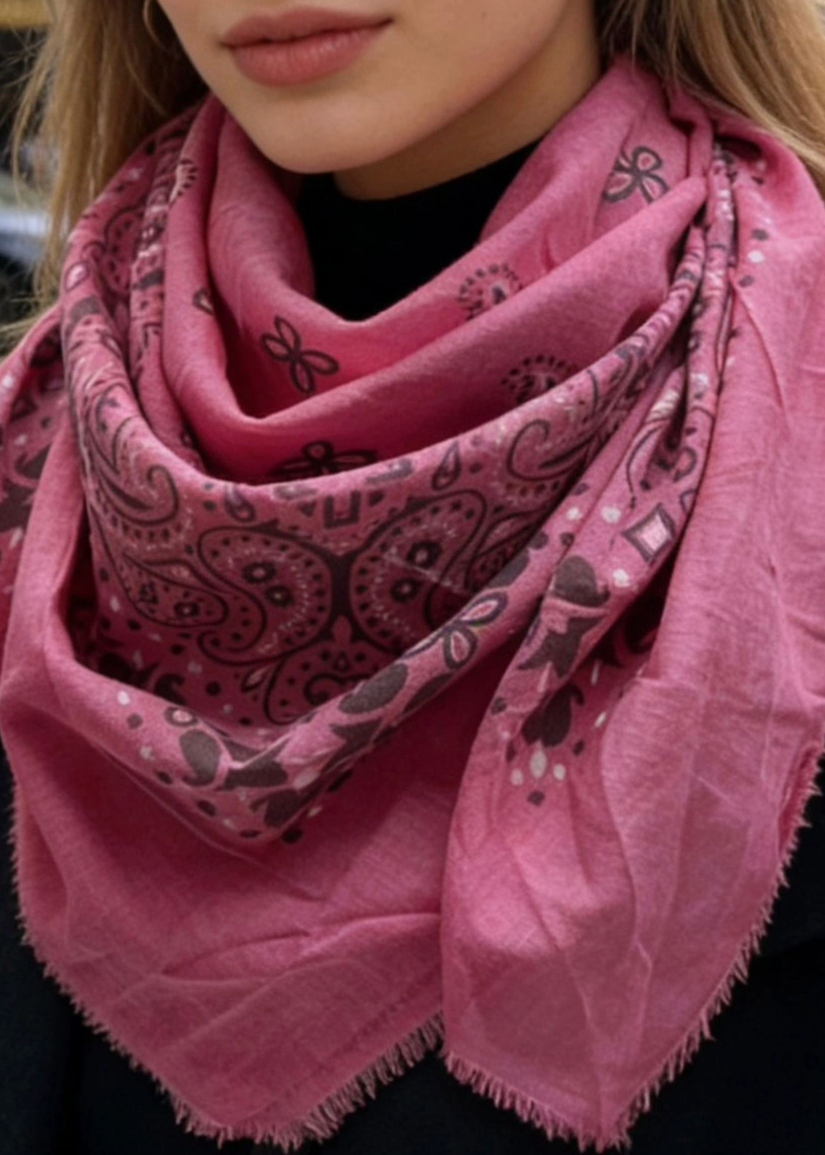 Cotton Square Bandana Scarf