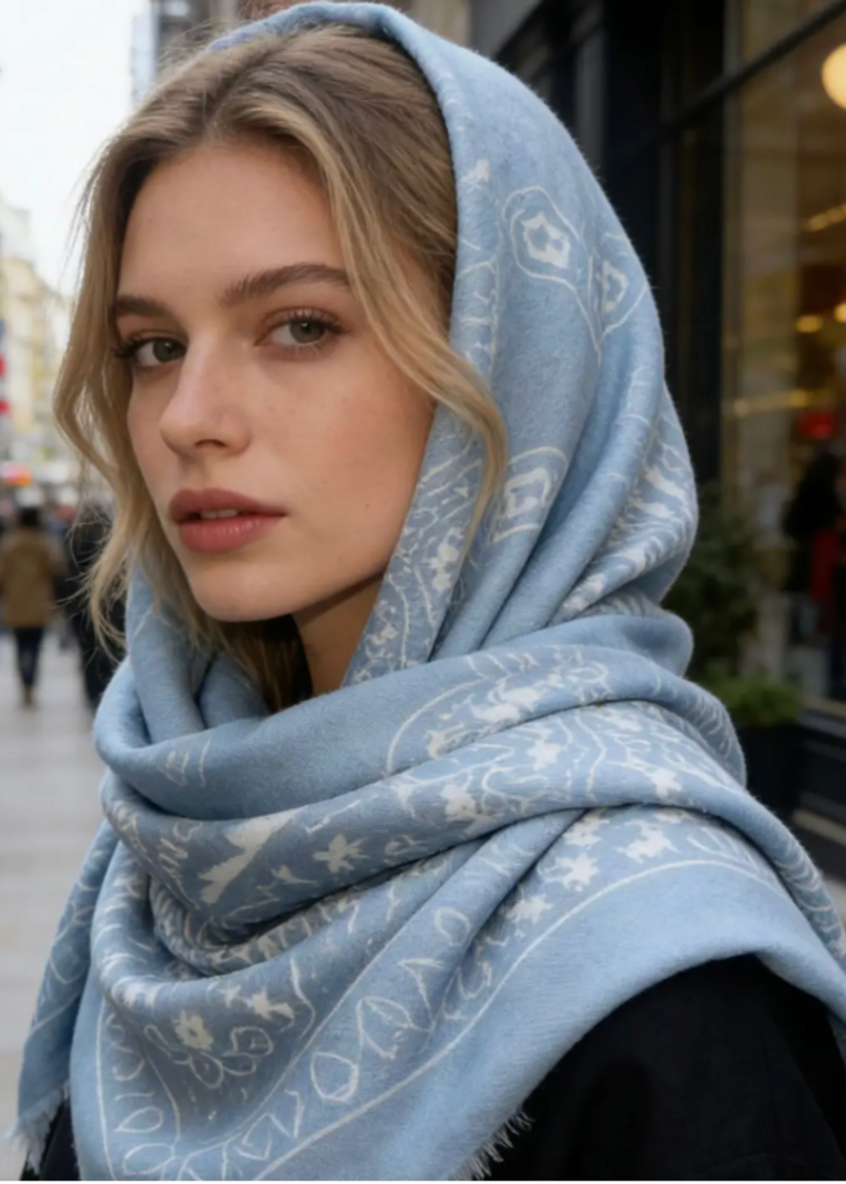 Large Square Bandana Scarf
