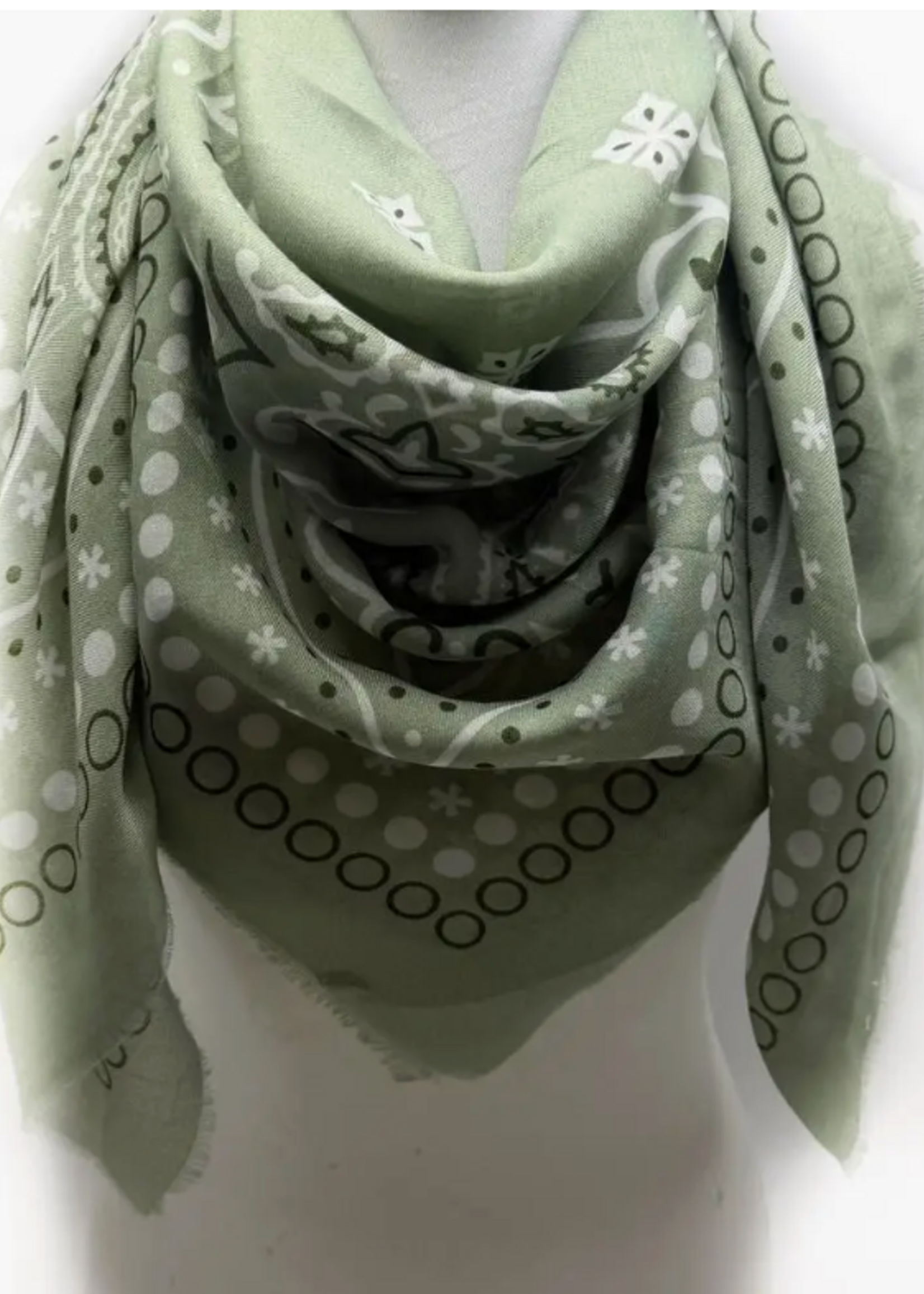 Large Square Bandana Scarf