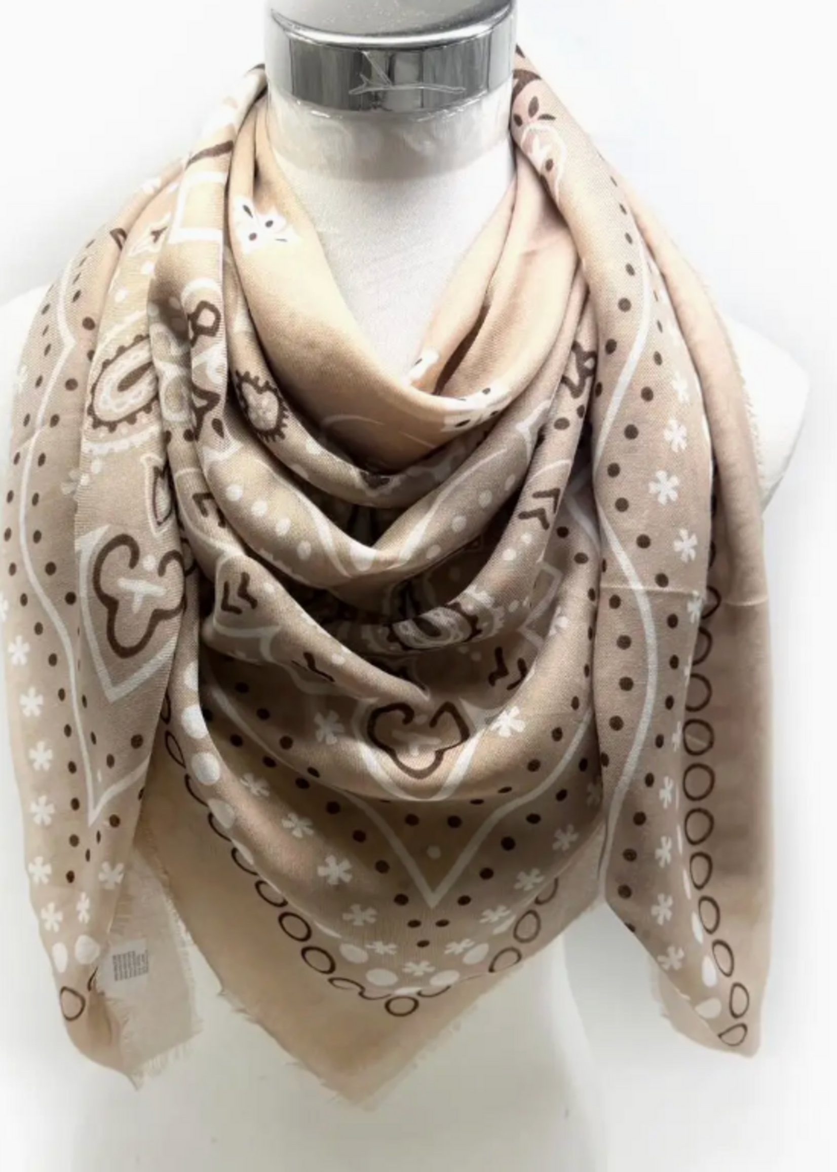 Large Square Bandana Scarf
