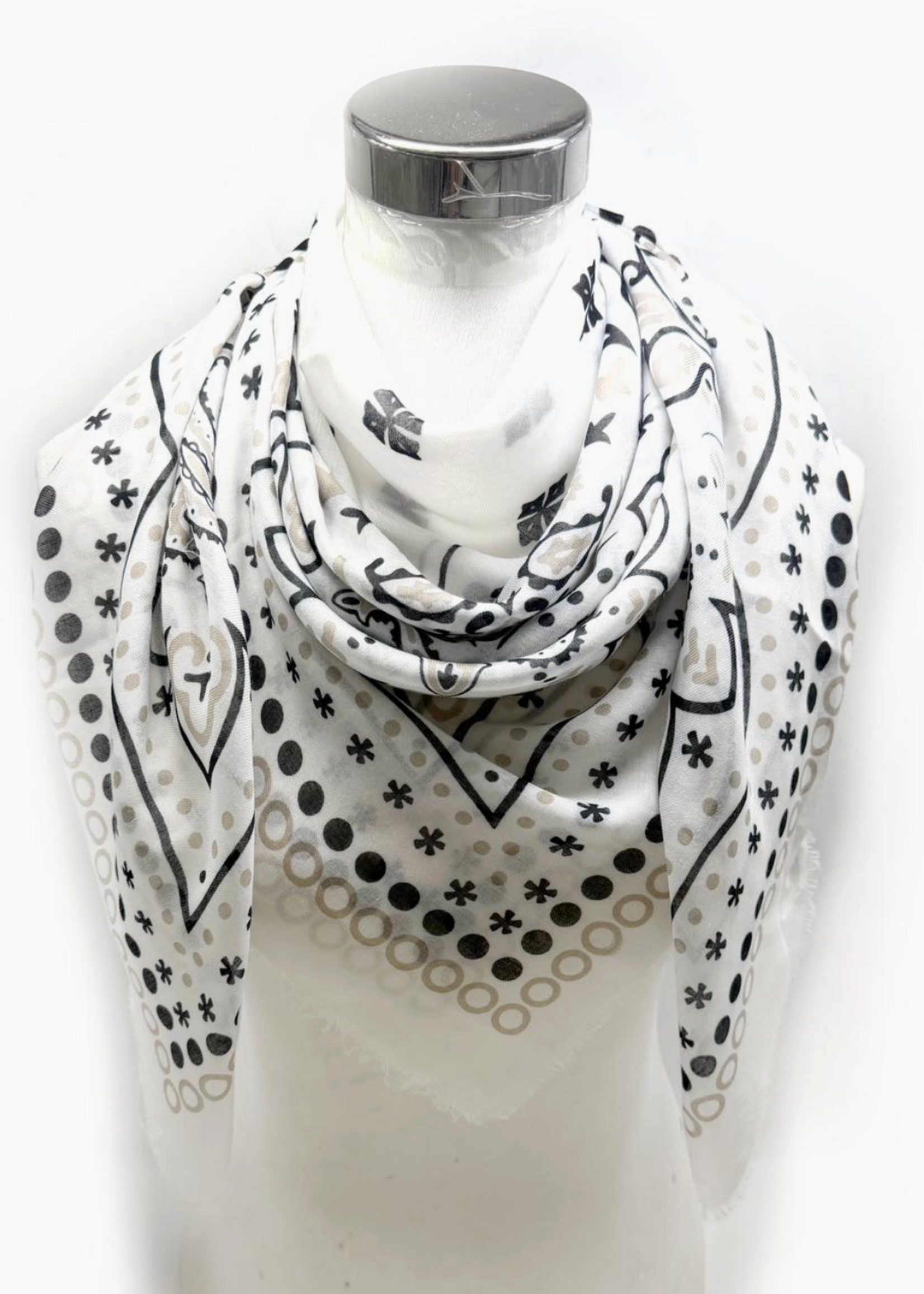 Large Square Bandana Scarf