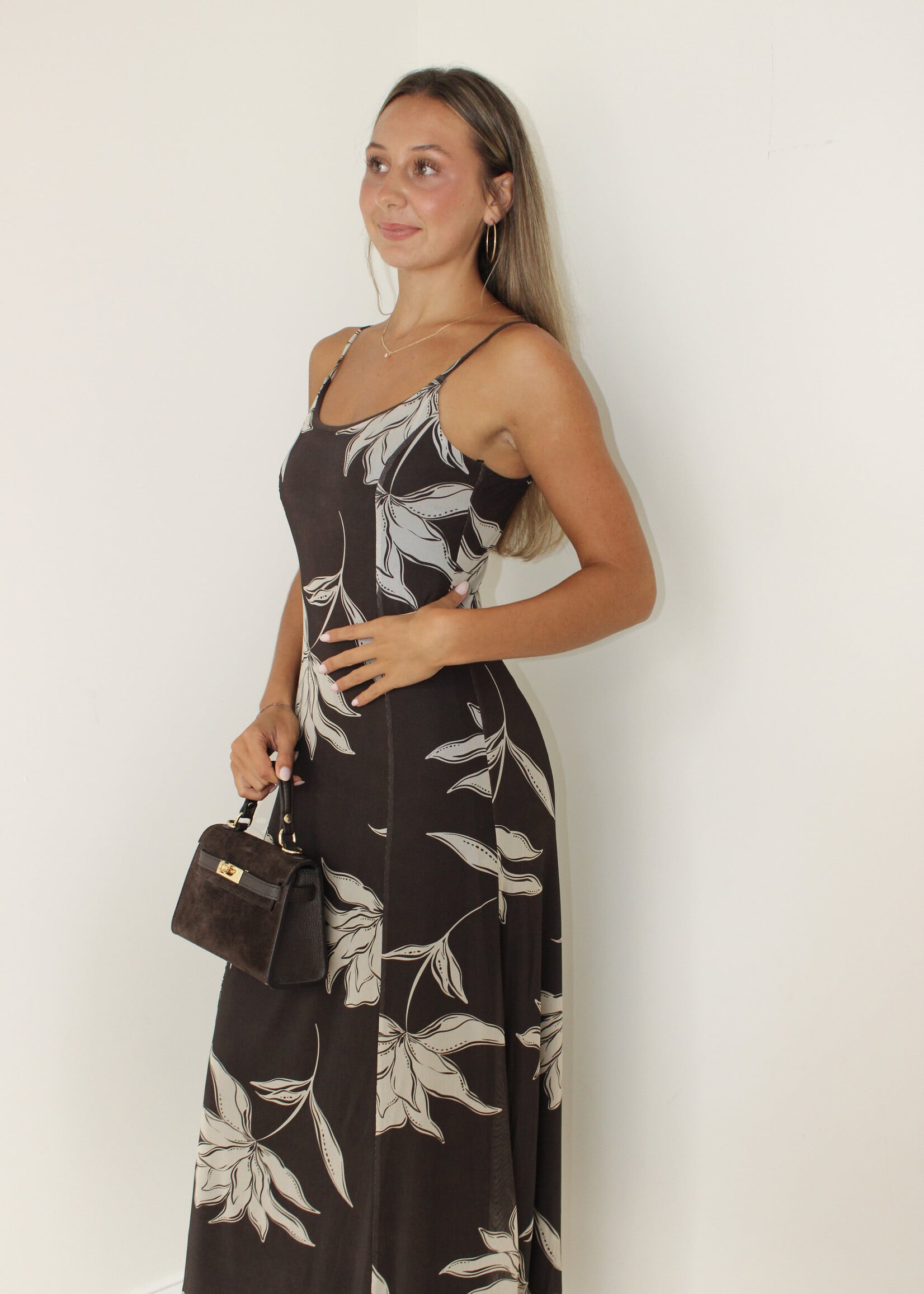 Z Supply Charisma Floral Midi Dress