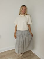 Mary Casual Linen Tee