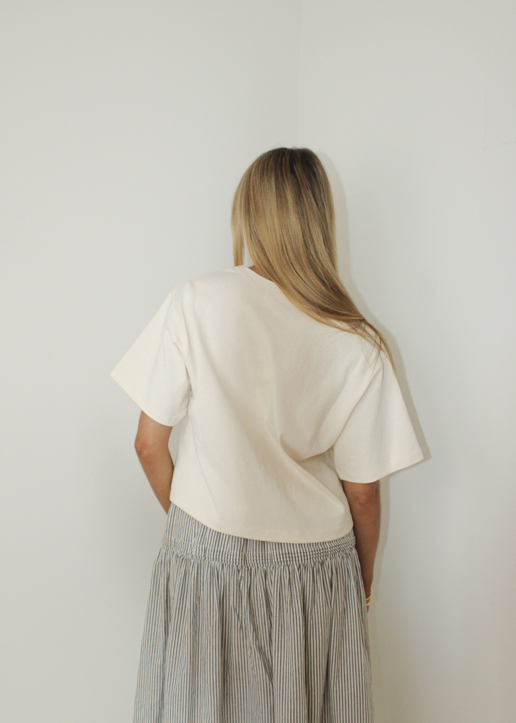 Mary Casual Linen Tee