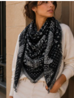 Triangle Paisley Bandana Scarf