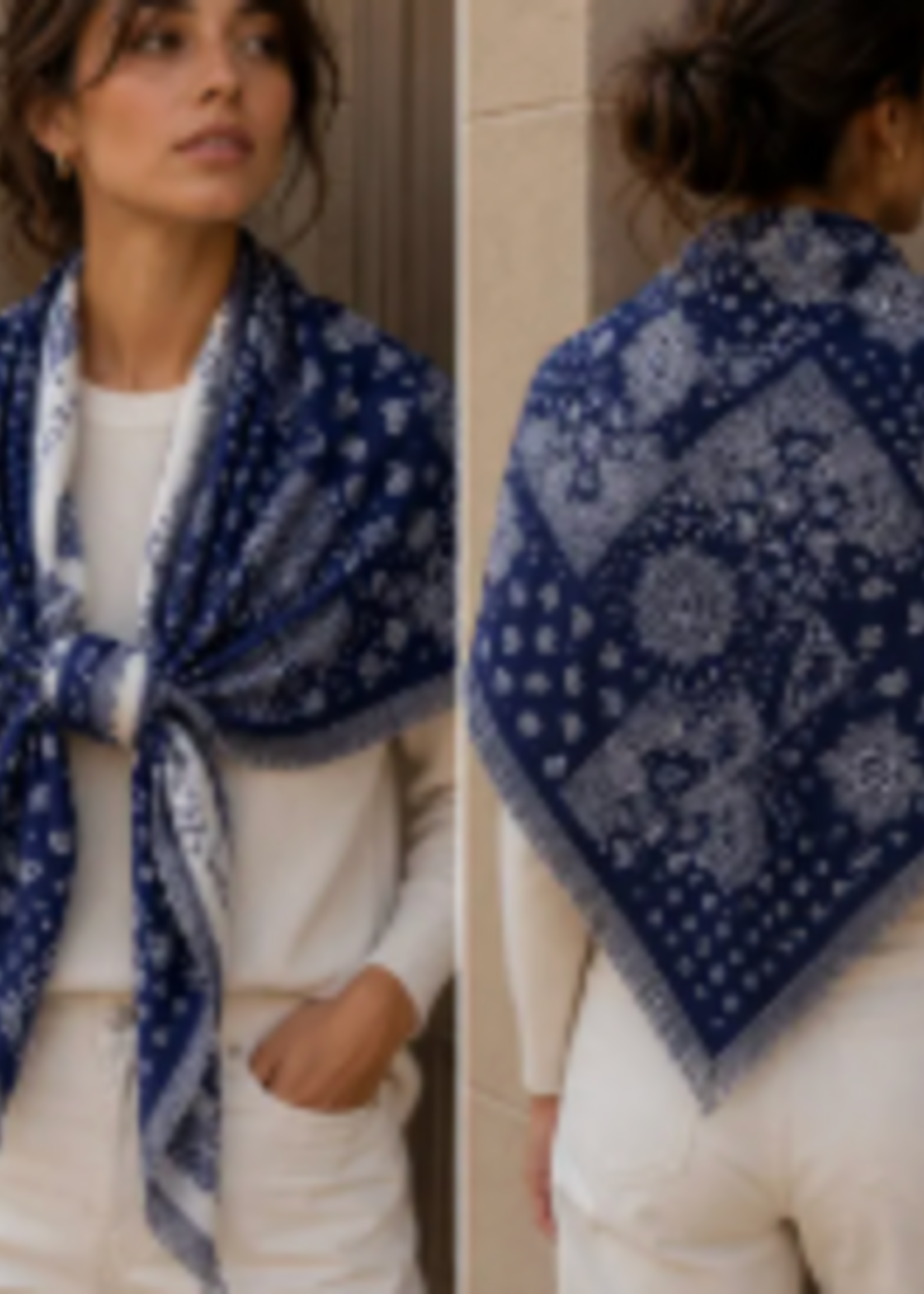 Triangle Paisley Scarf