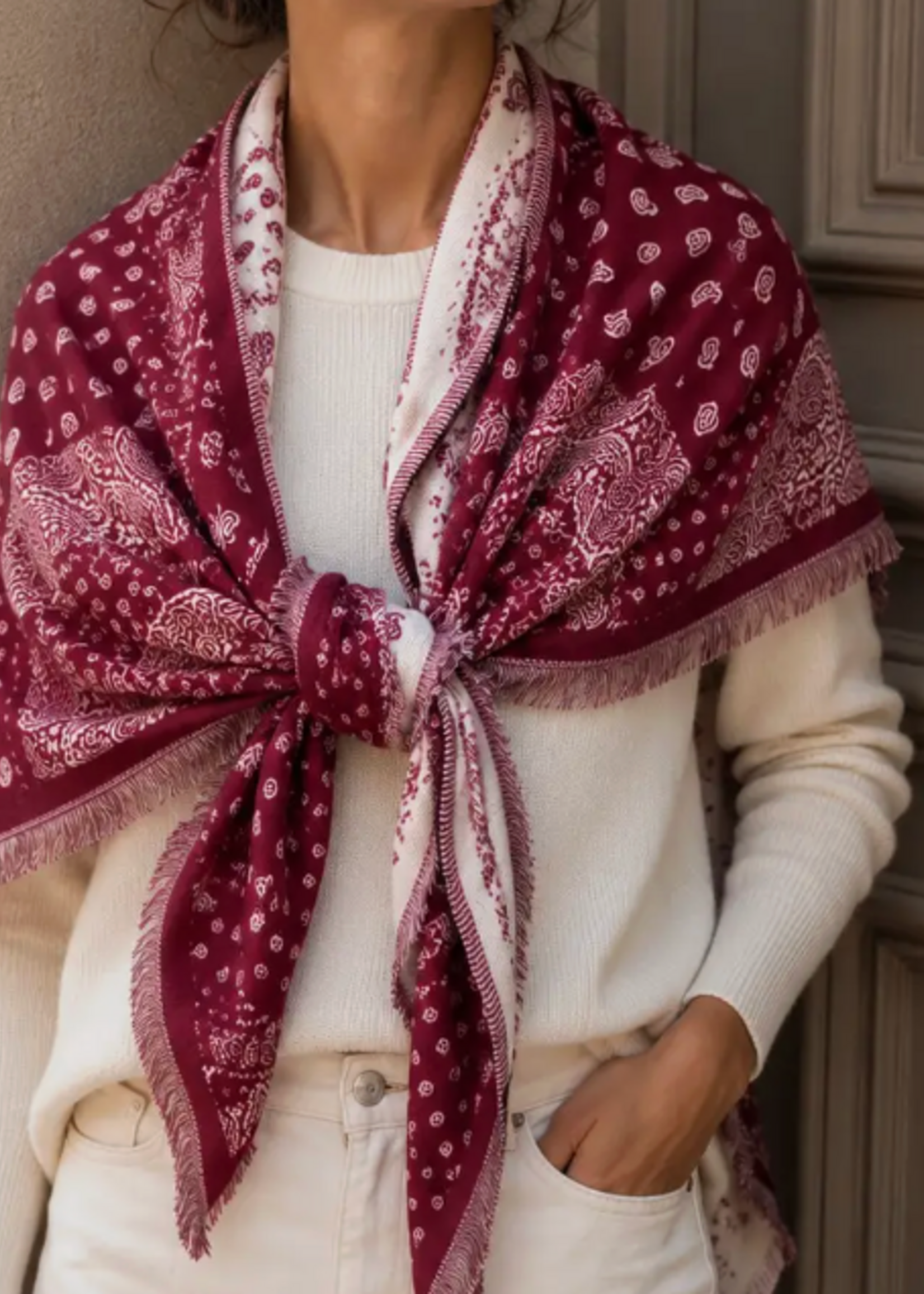 Triangle Paisley Scarf