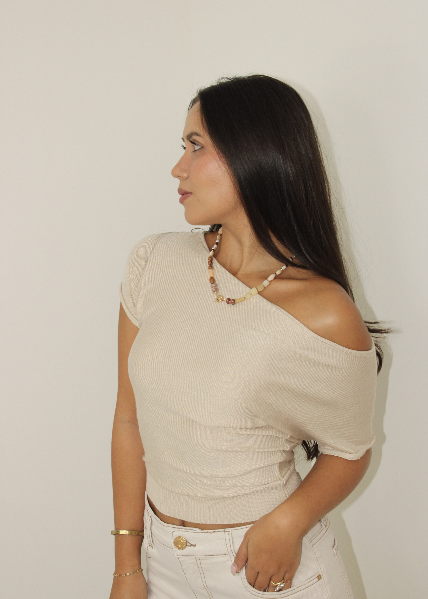 Apolline Boat Neck Tee
