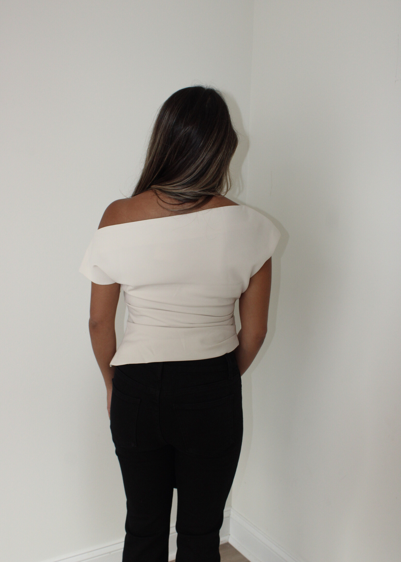 Kamryn Draped Off Shoulder Top