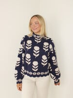 Alvin Flower Print Sweater