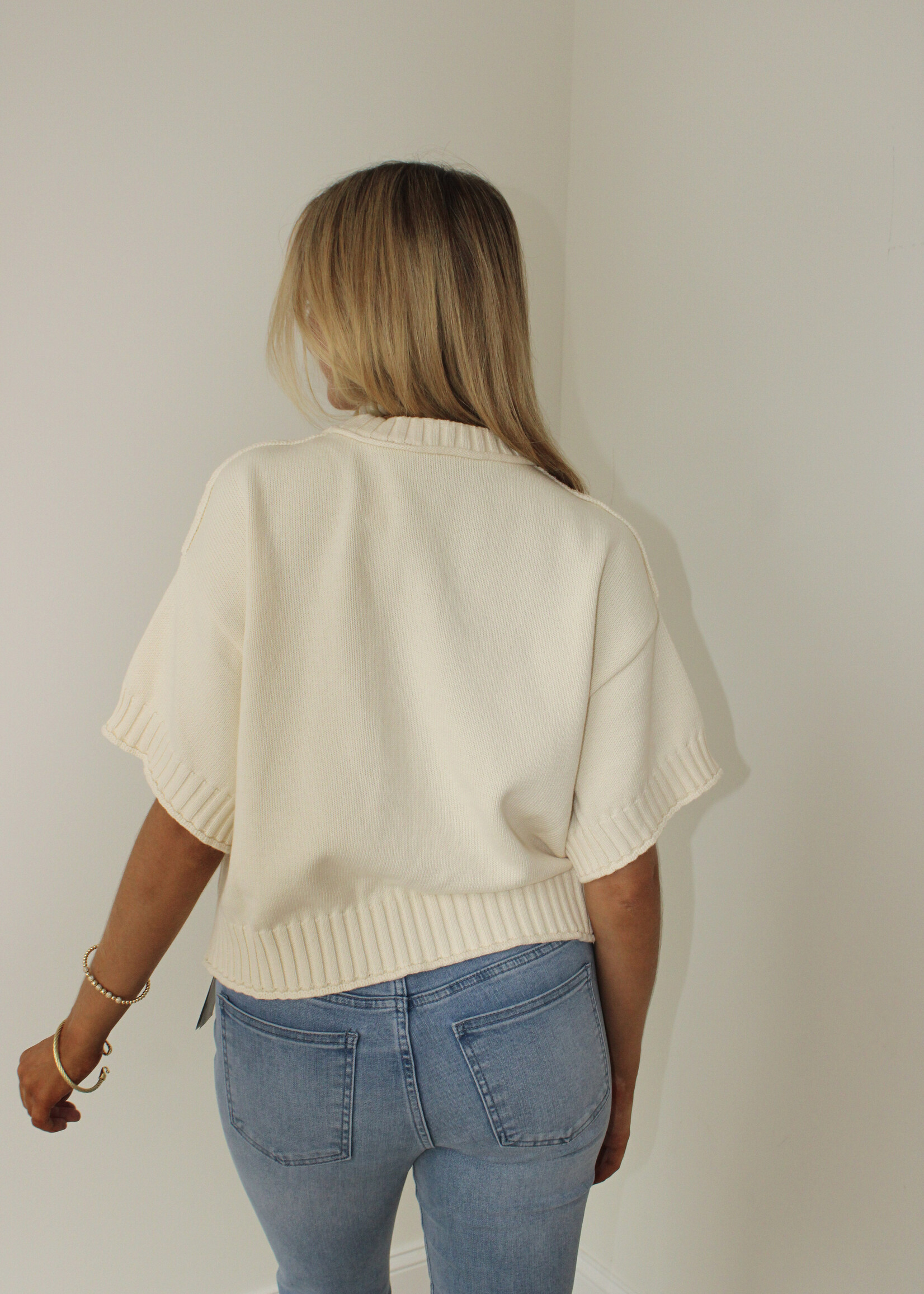 Elsie Short Sleeve Sweater