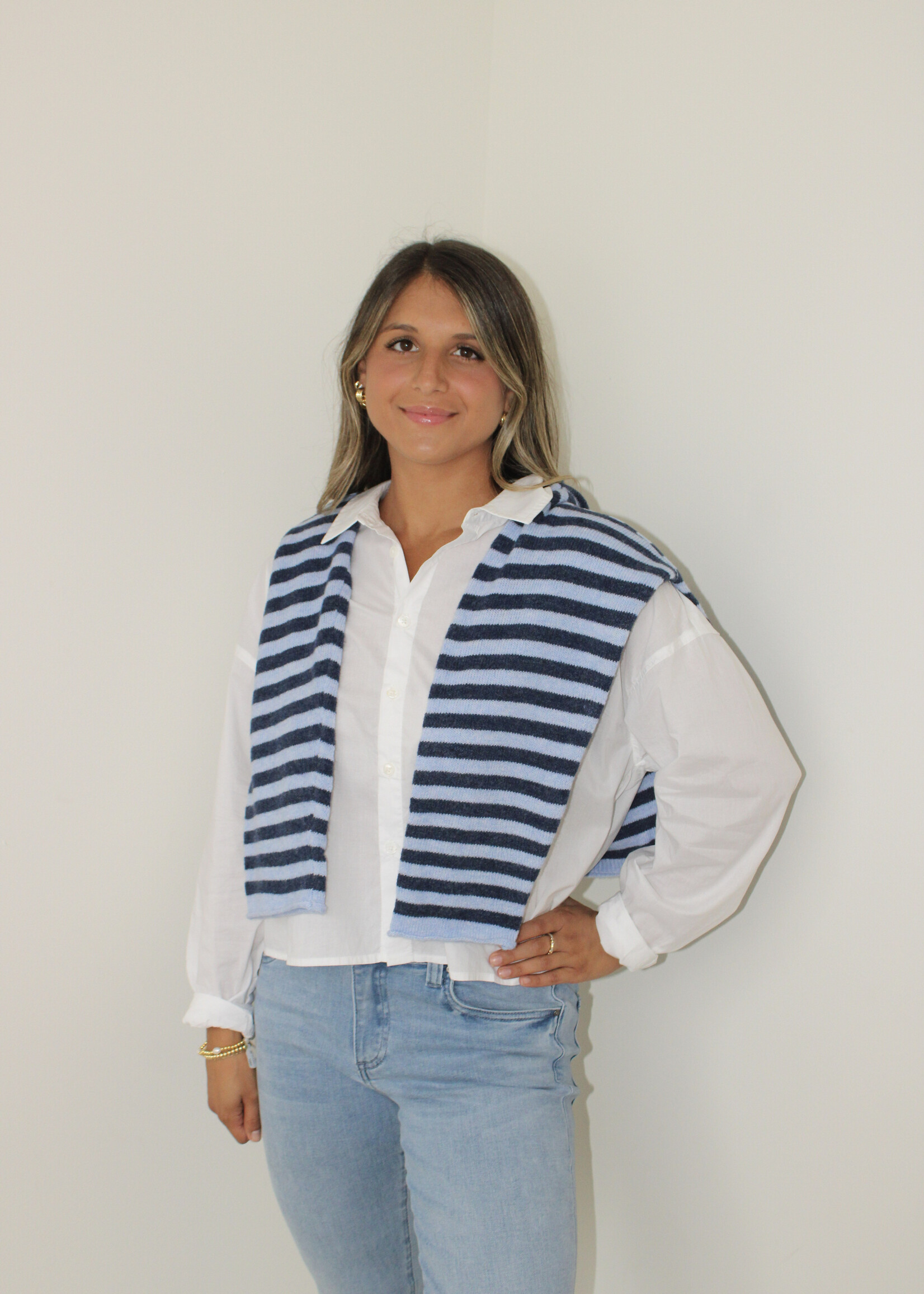 Adrianna Button Up Top