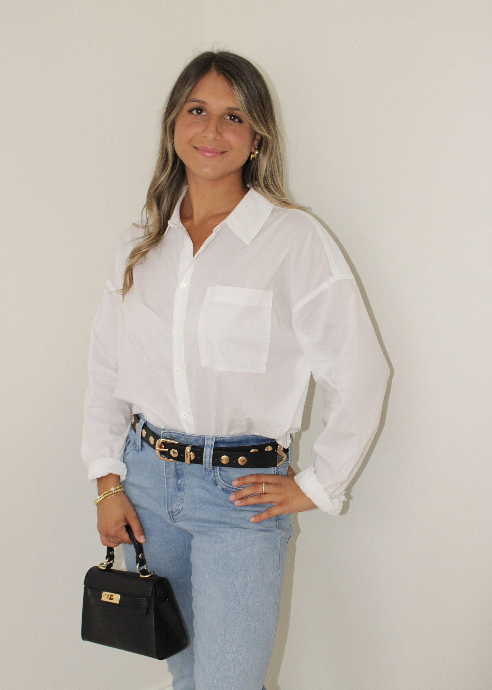 Adrianna Button Up Top